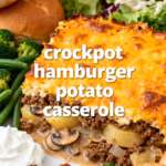 Easy Creamy Crockpot Hamburger Potato Casserole Recipe