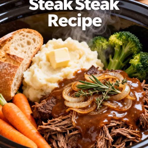 Easy Creamy Crockpot Steak Recipe The Ultimate One Pot Dinner