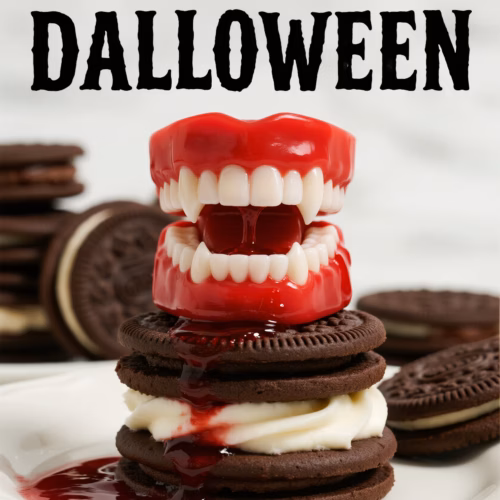Easy & Spooky Dracula Dentures Halloween Treat Recipe