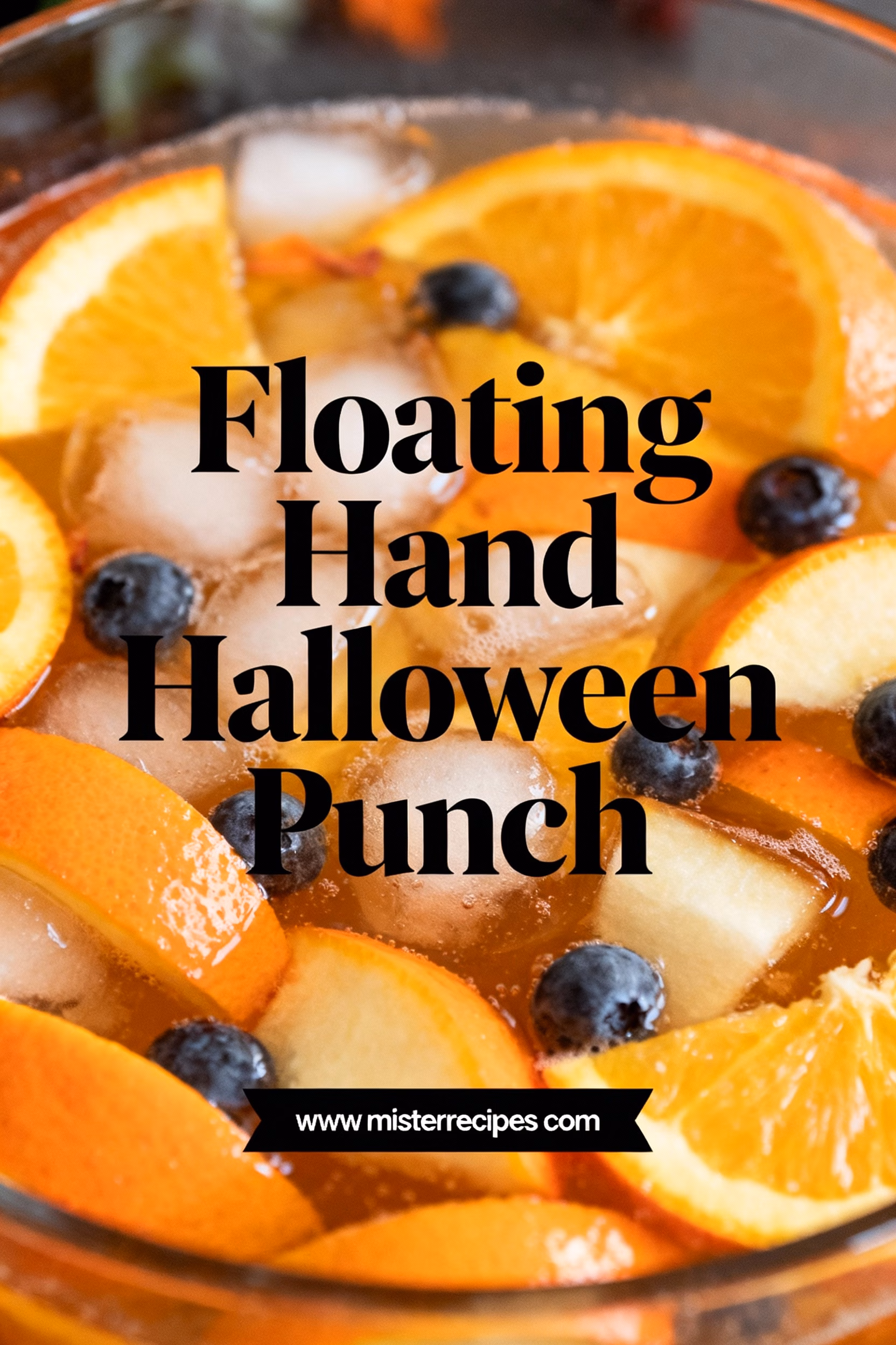 Easy Floating Hand Halloween Punch Recipe