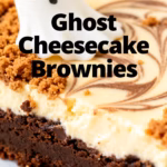 Easy Creamy Ghost Cheesecake Brownies Recipe