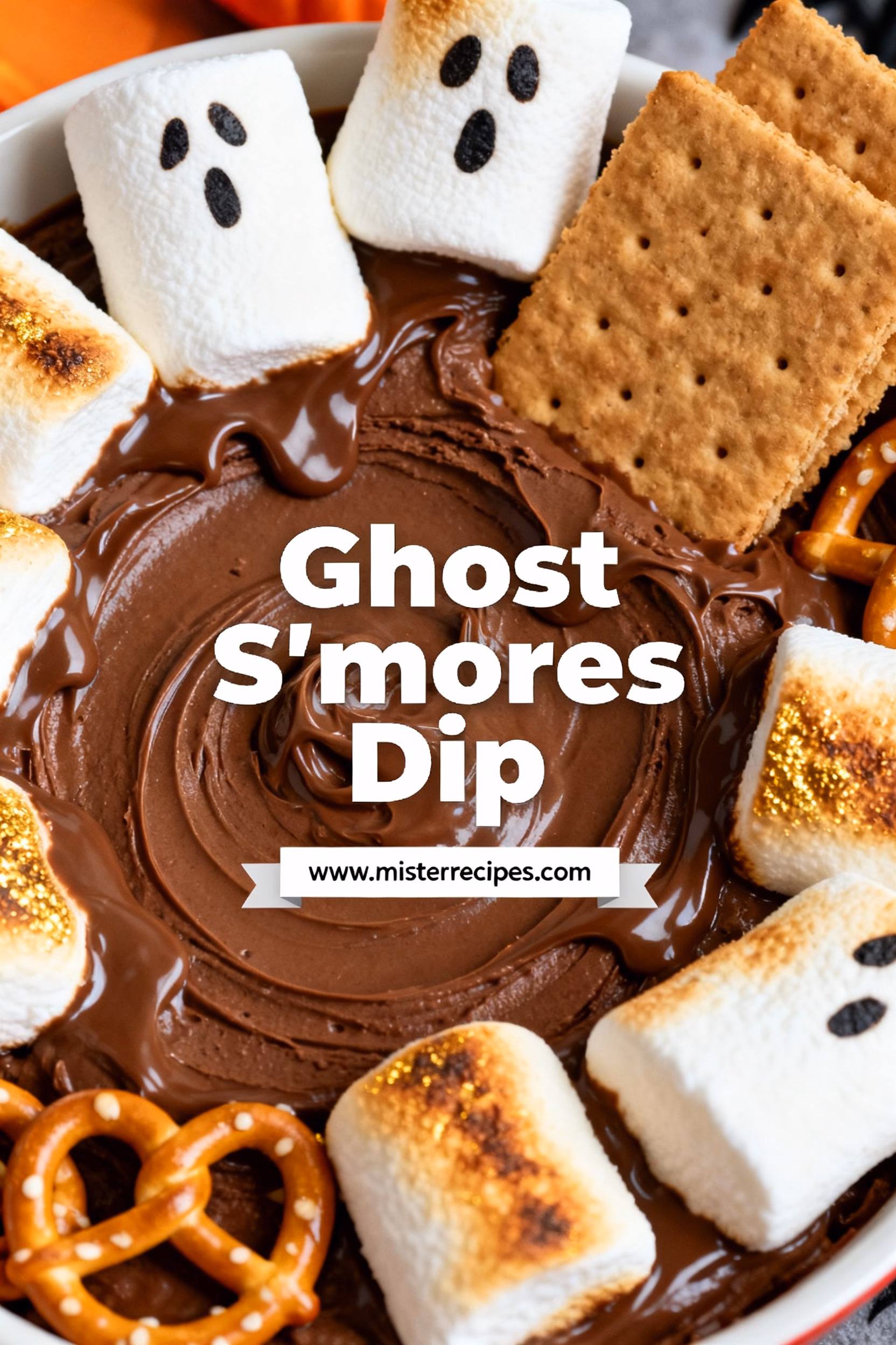 Easy Creamy Ghost Smores Dip Recipe