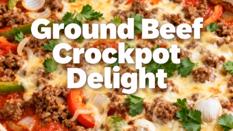 Easy Cheesy Ground Beef Crockpot Delight Ready in Minutes