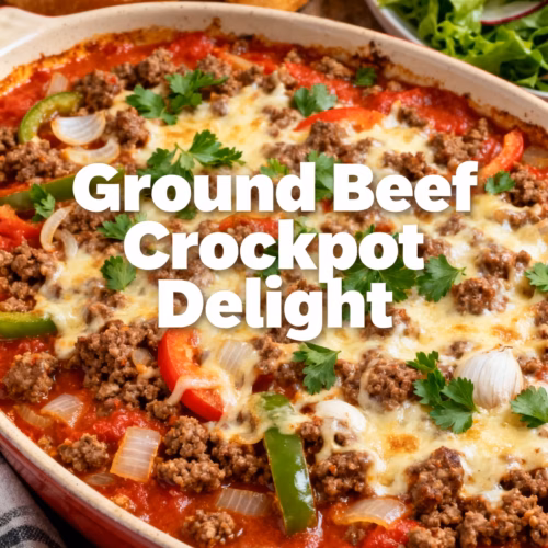 Easy Cheesy Ground Beef Crockpot Delight Ready in Minutes