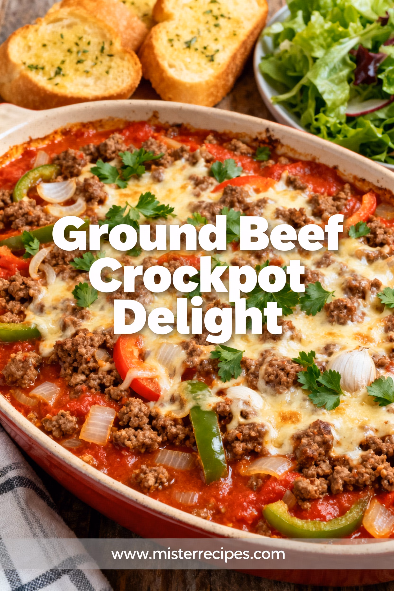 Easy Cheesy Ground Beef Crockpot Delight Ready in Minutes