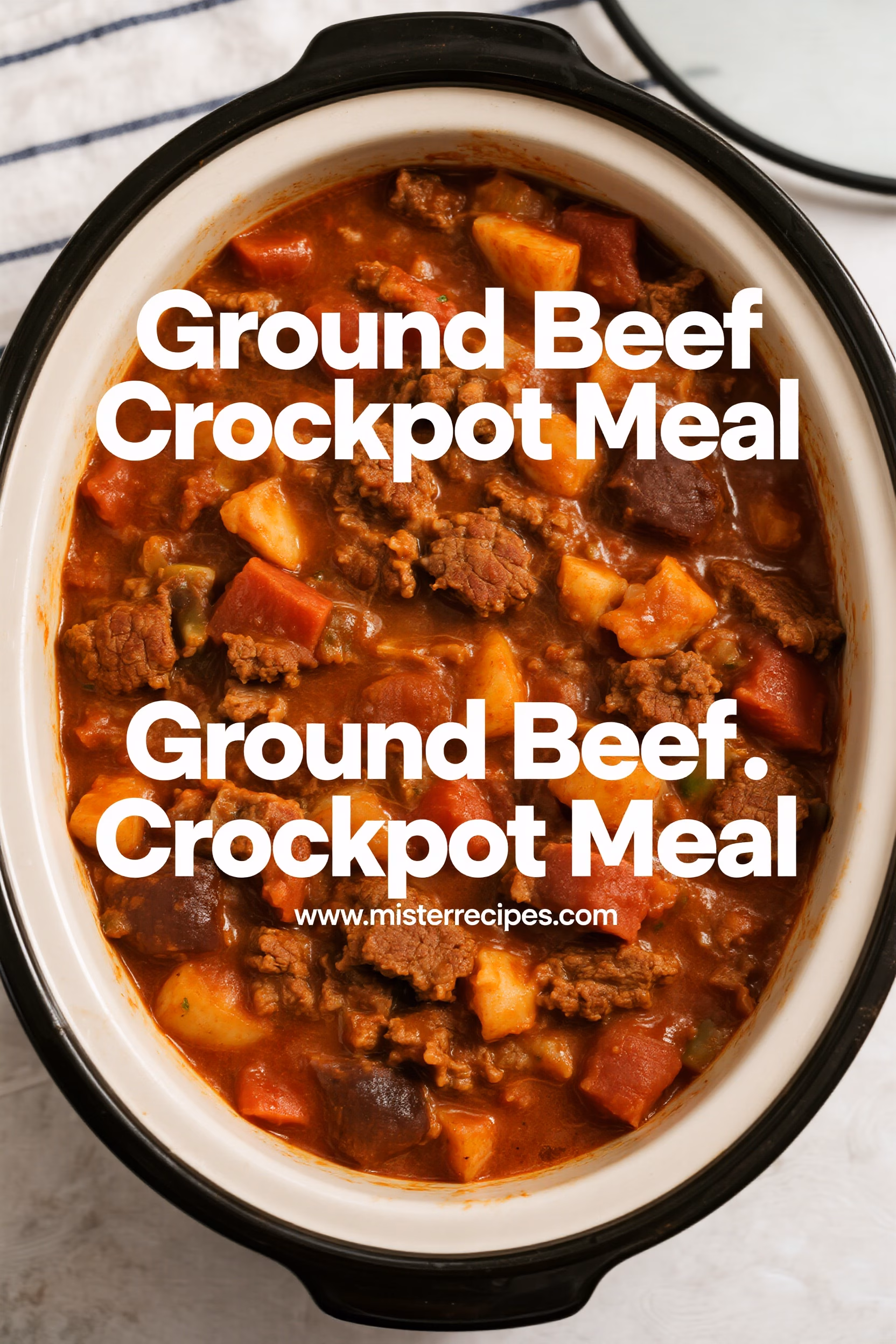 Easy Creamy Ground Beef Crockpot Meal for a Quick Dinner