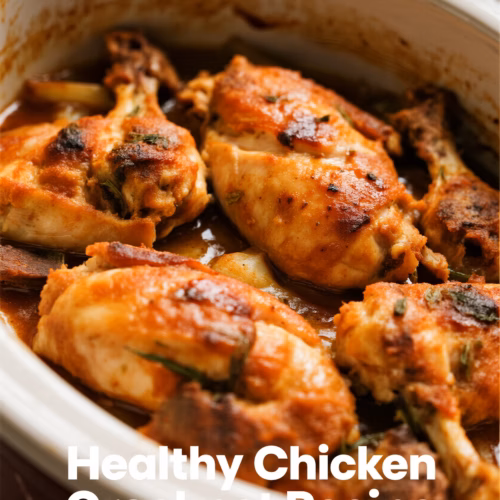Easy Creamy Healthy Chicken Crockpot Recipe