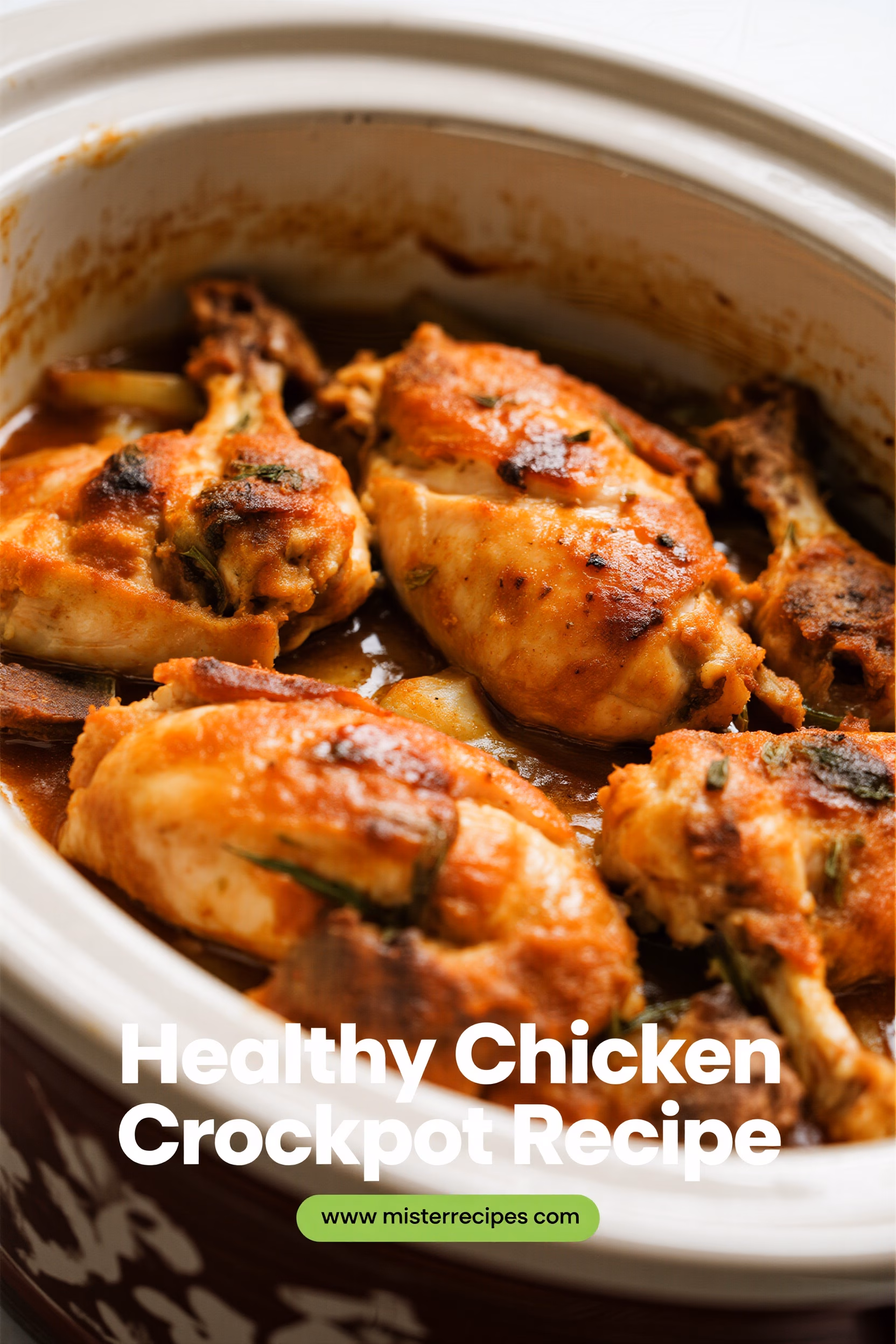 Easy Creamy Healthy Chicken Crockpot Recipe