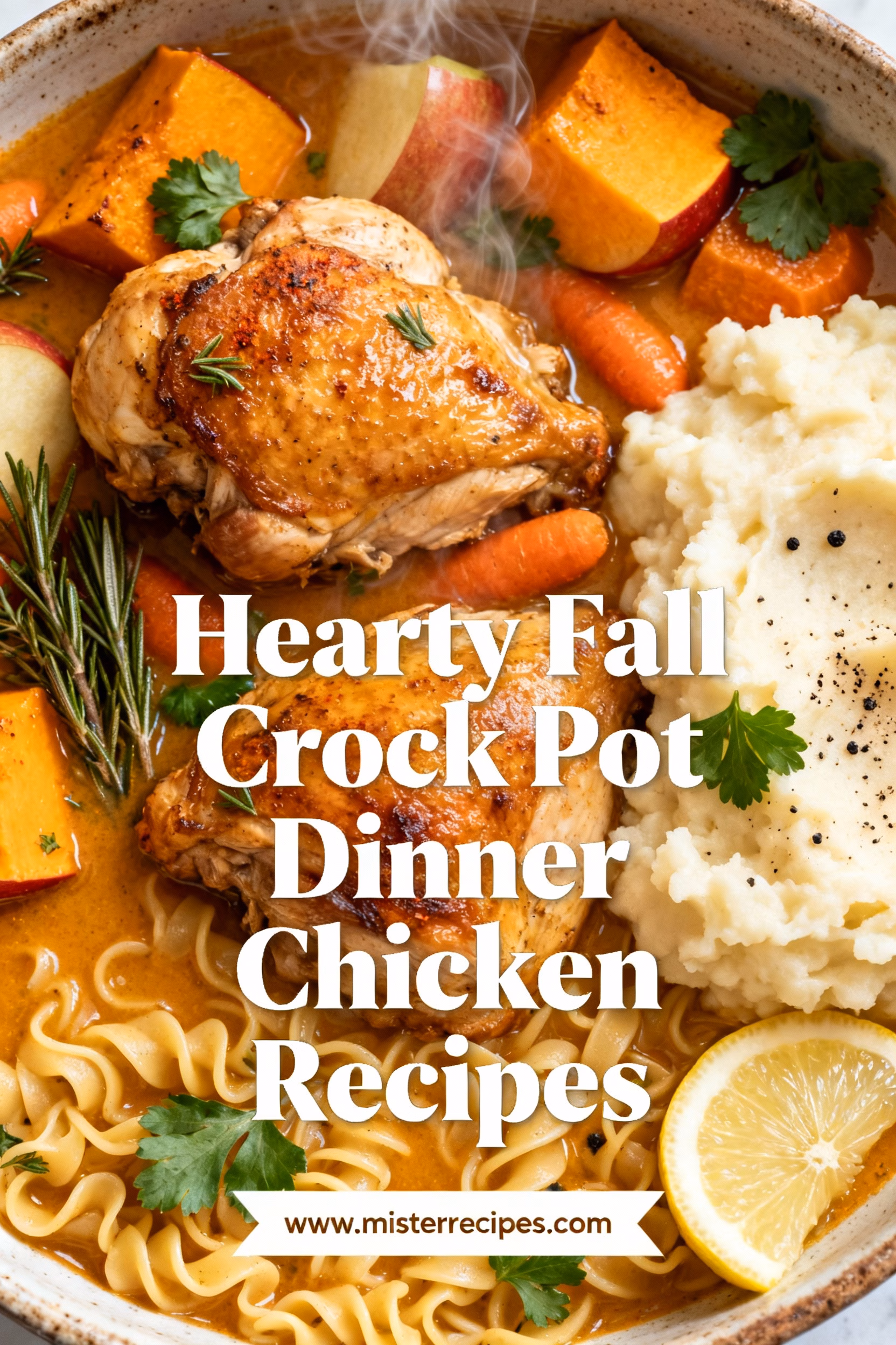 Hearty Fall Crock Pot Chicken Recipes Easy Weeknight Dinners
