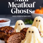 Easy Mini Meatloaf Ghosts Perfect for a Quick Halloween Dinner