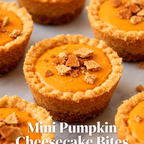 Easy Mini Pumpkin Cheesecake Bites Creamy Fall Dessert