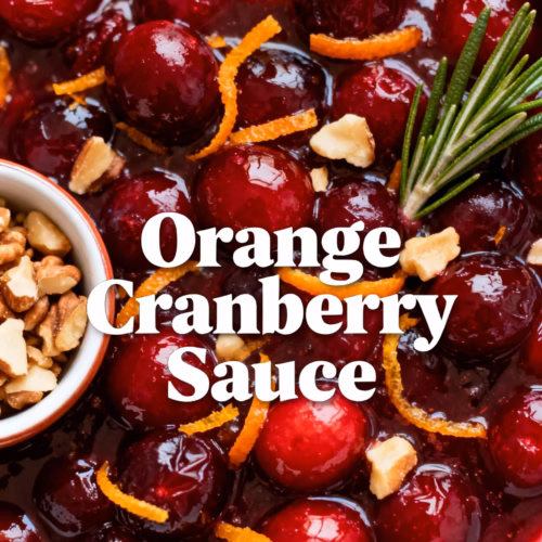 Easy Homemade Orange Cranberry Sauce Recipe