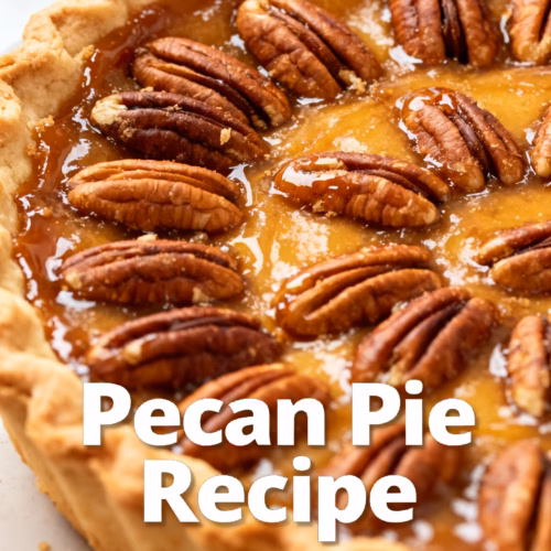 Easy Creamy Pecan Pie Recipe with Crispy Crust
