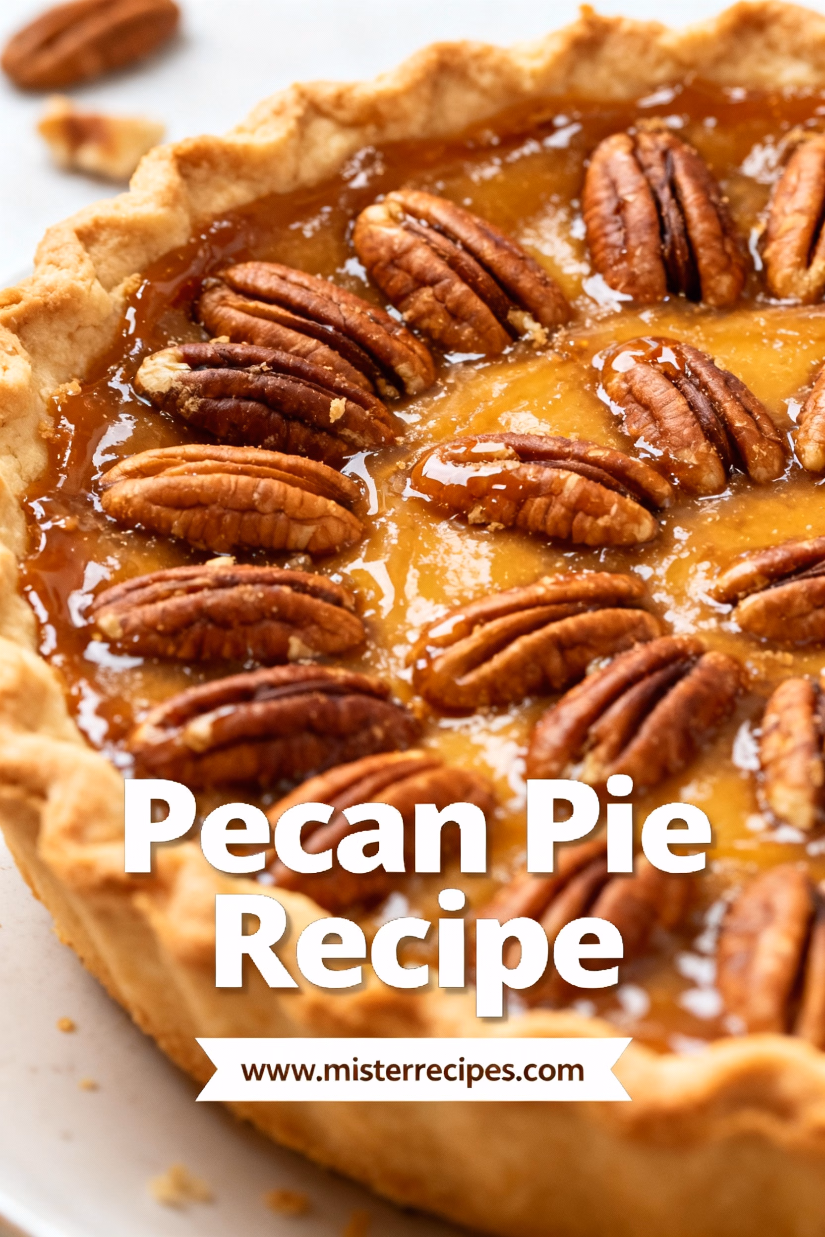 Easy Creamy Pecan Pie Recipe with Crispy Crust