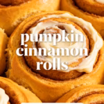 Easy Pumpkin Cinnamon Rolls with Creamy Glaze