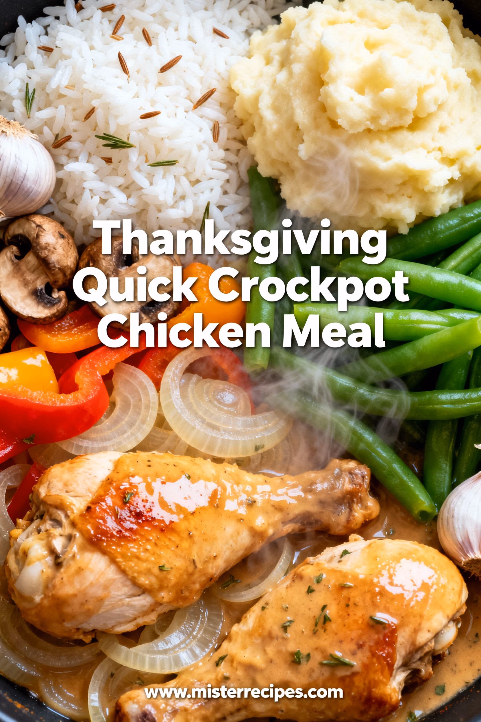 Easy & Healthy Quick Crockpot Chicken Meal for Busy Weeknights