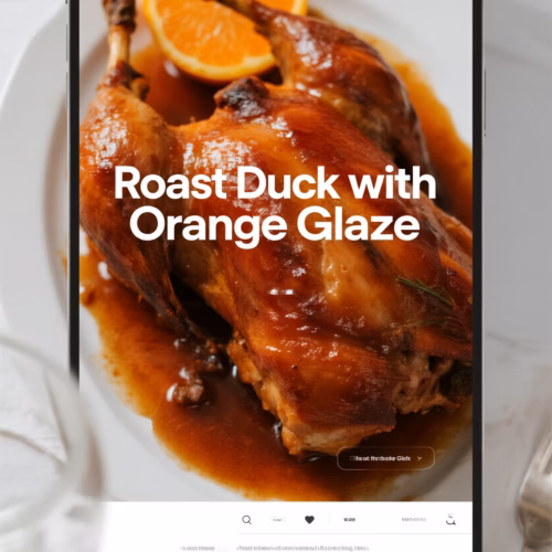 Crispy Roast Duck with Easy Orange Glaze Recipe