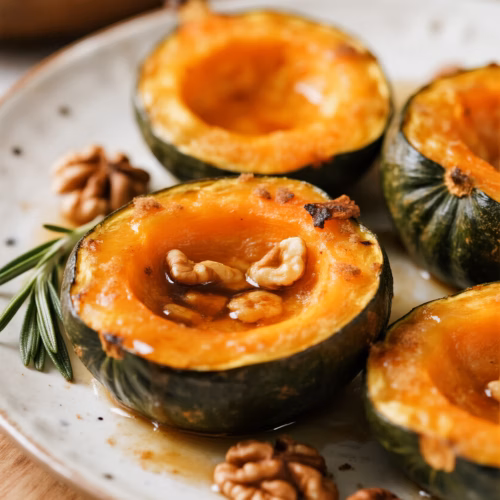 Easy Creamy Roasted Acorn Squash Recipe