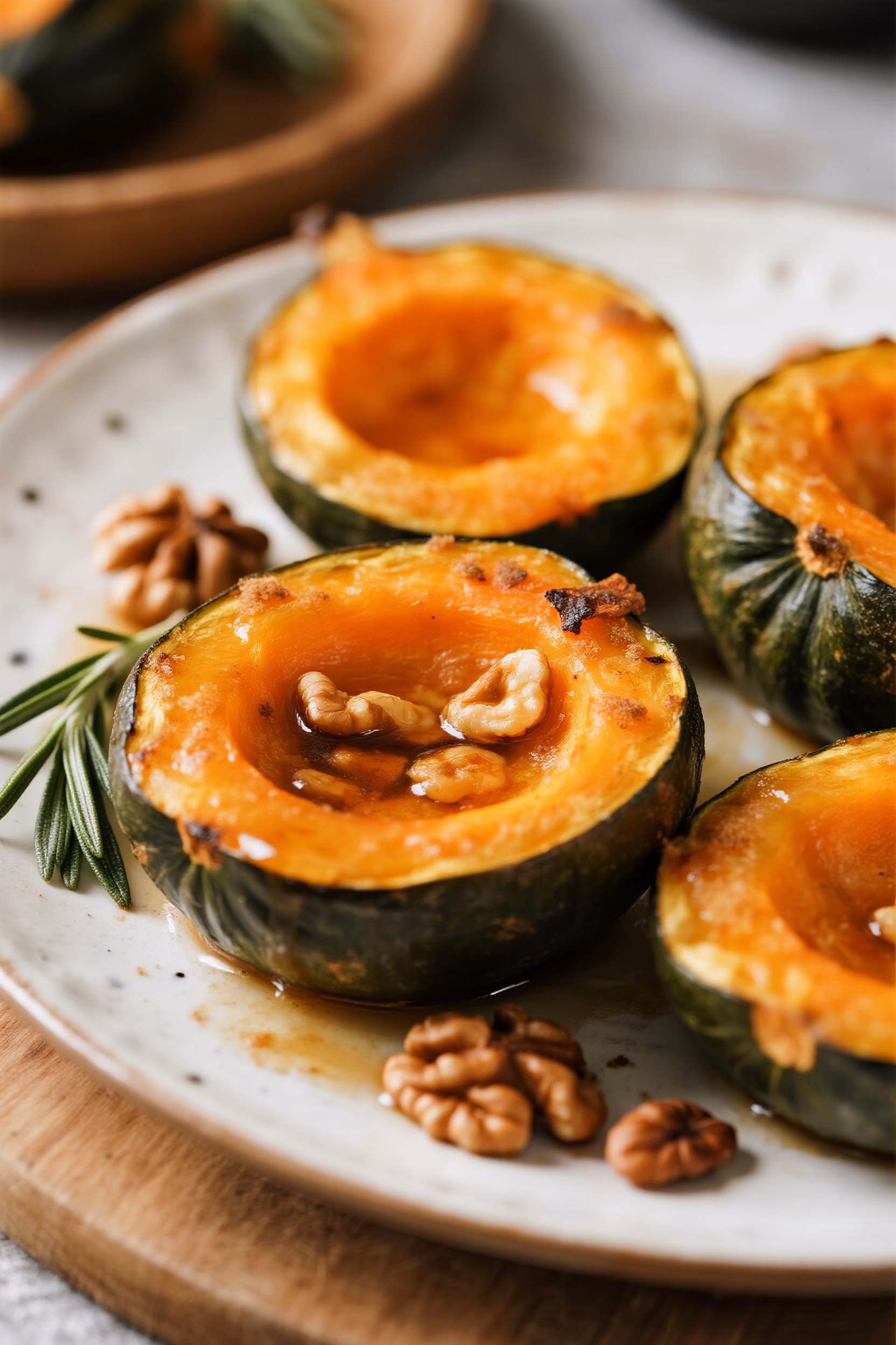 Easy Creamy Roasted Acorn Squash Recipe