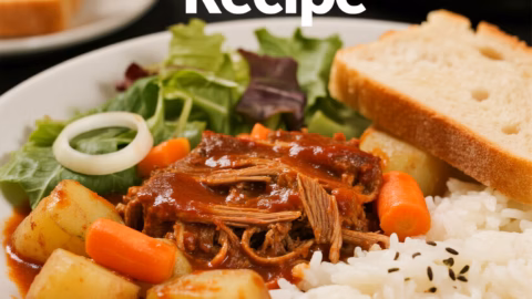 Easy Creamy Savory Beef Crockpot Recipe