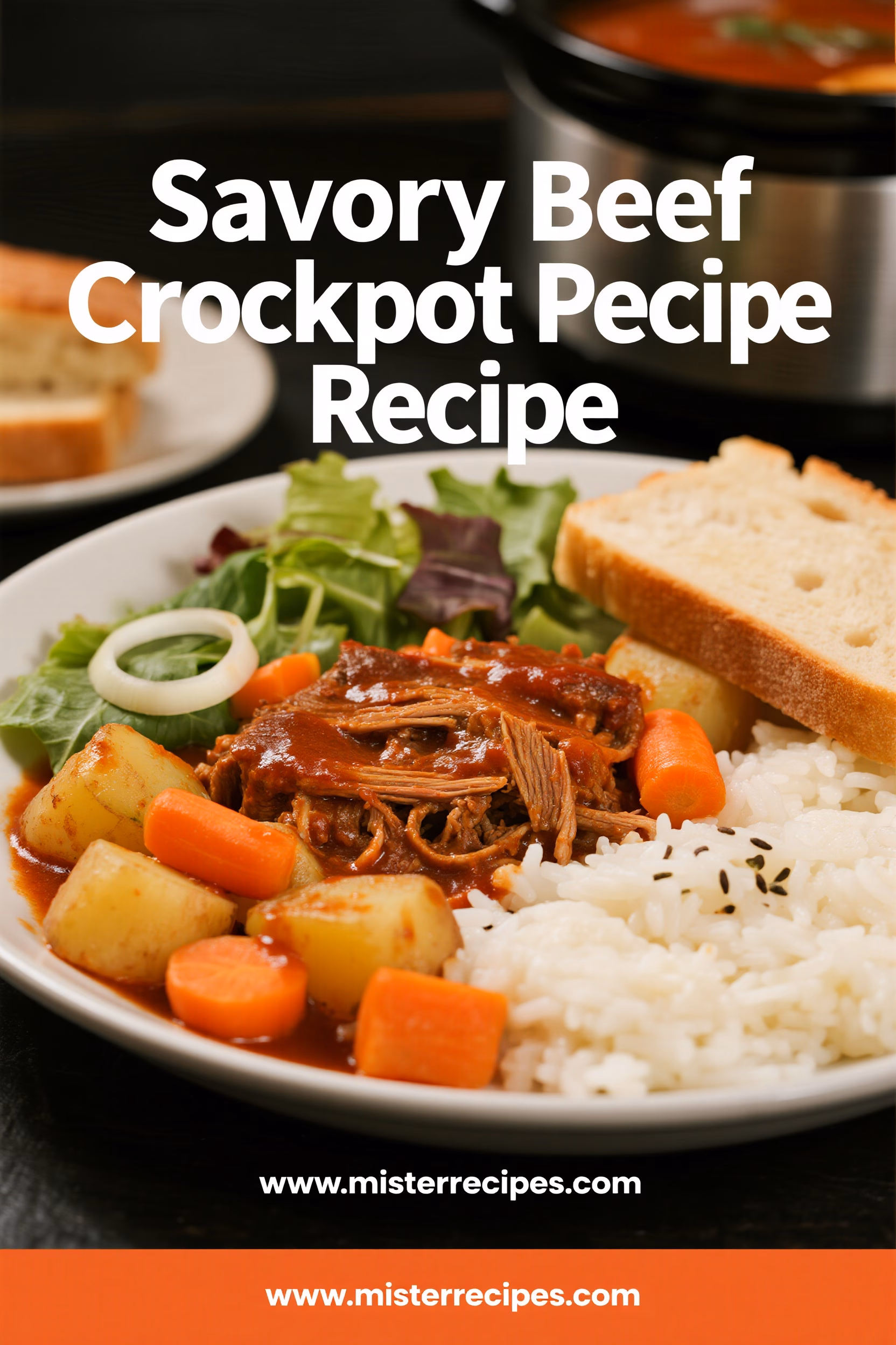 Easy Creamy Savory Beef Crockpot Recipe