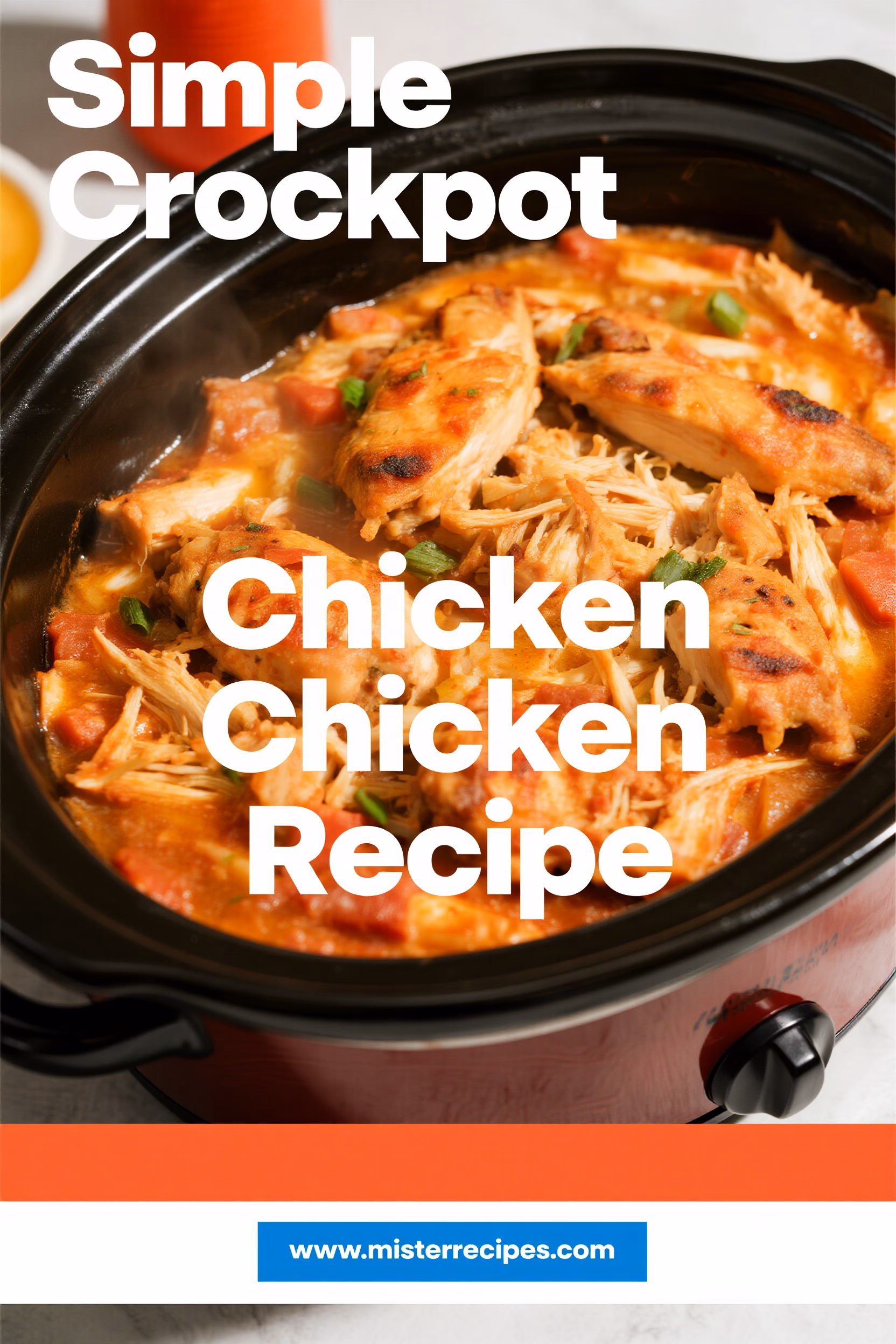 Creamy and Easy Simple Crockpot Chicken Recipe