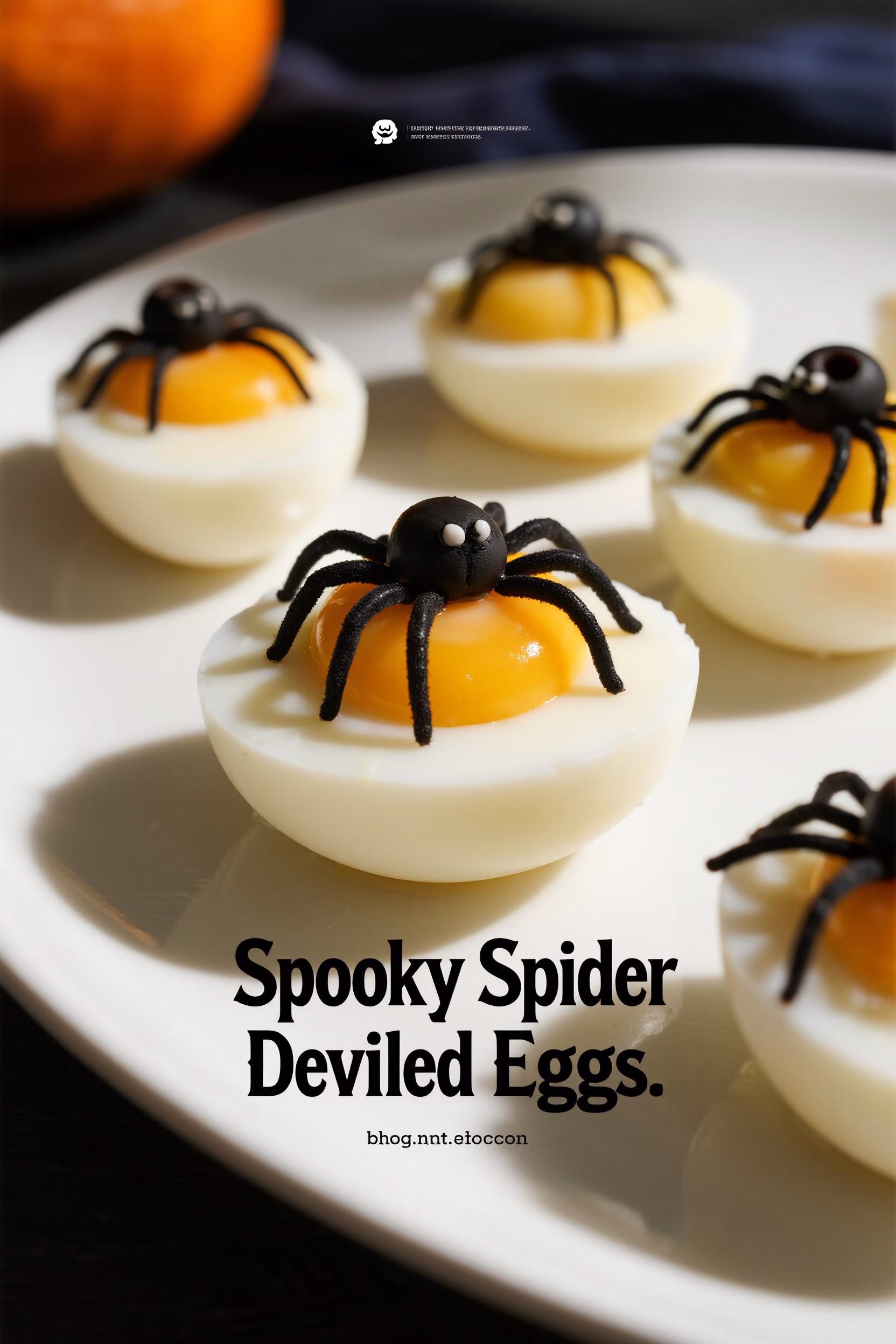 Spooky Spider Eggs Easy Creamy Deviled Eggs Recipe