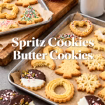 Easy Christmas Spritz Butter Cookies Recipe
