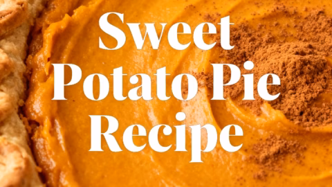 Easy Creamy Sweet Potato Pie Recipe The Best Thanksgiving Dessert