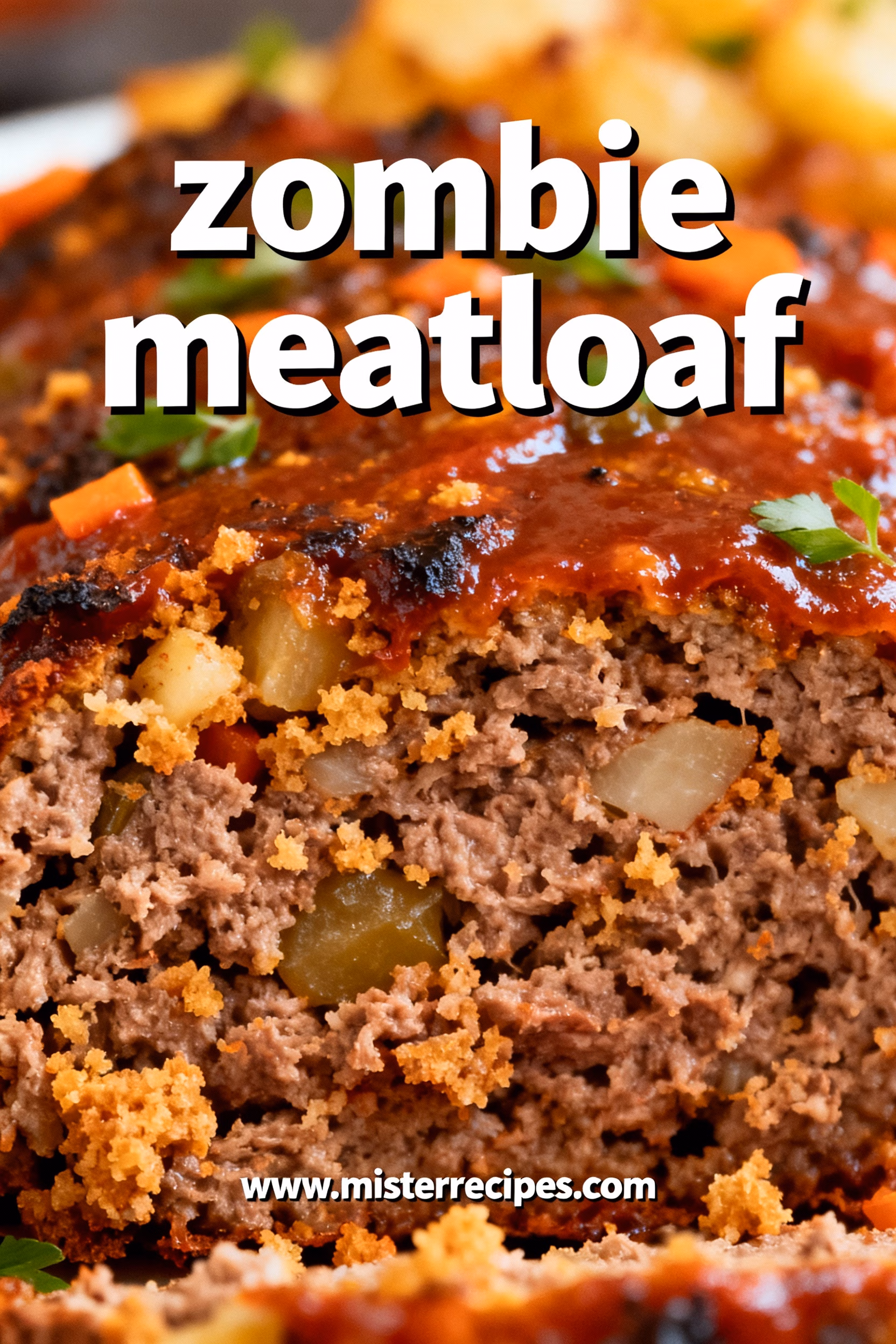 Easy & Scary Zombie Meatloaf Recipe Your Halloween Party Needs
