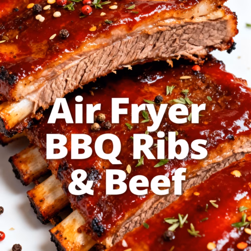 Easy Air Fryer BBQ Beef Ribs