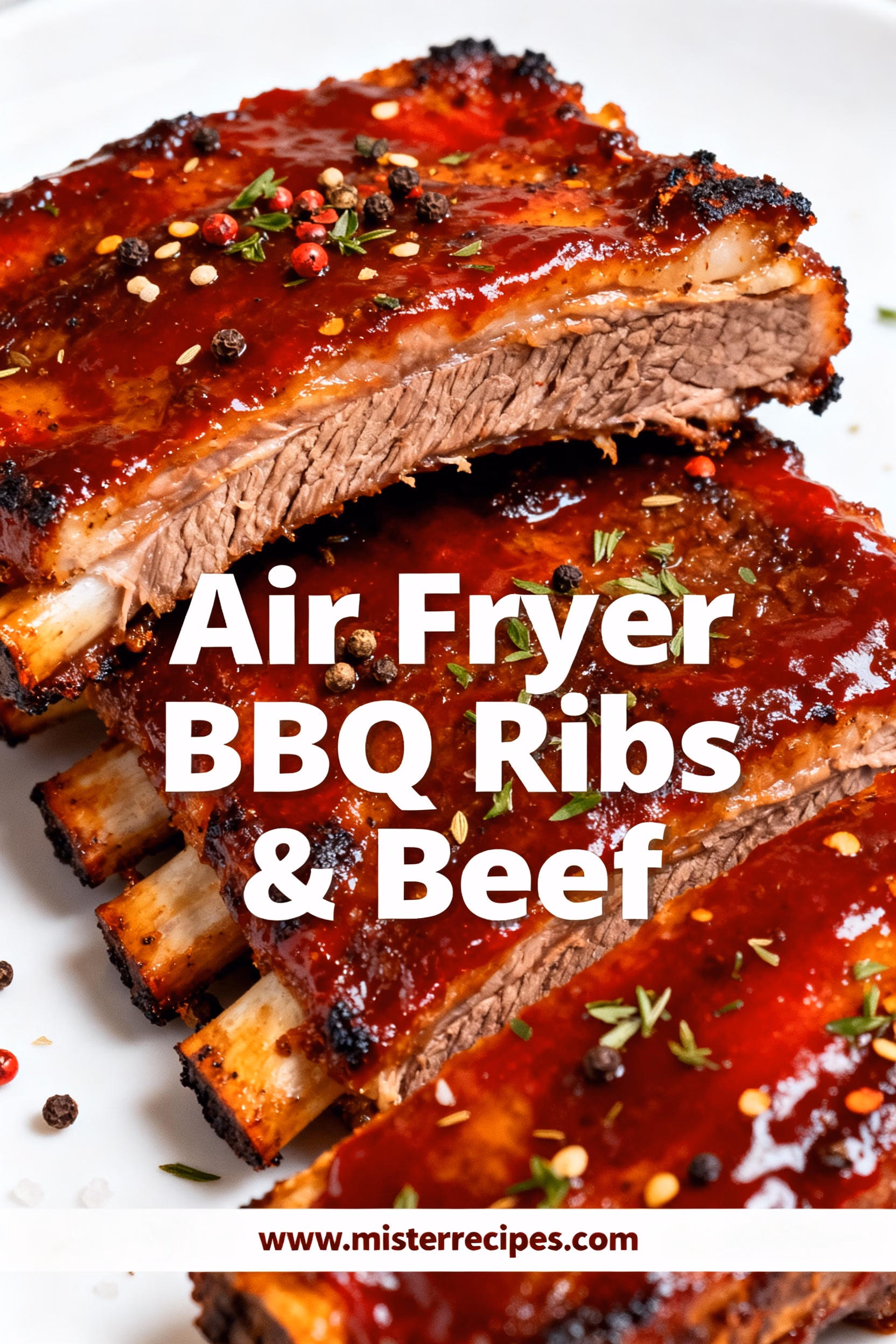 Easy Air Fryer BBQ Beef Ribs