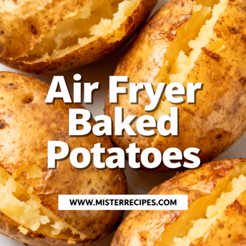 Air Fryer Baked Potatoes : Easy Crispy Air Fryer Baked Potatoes