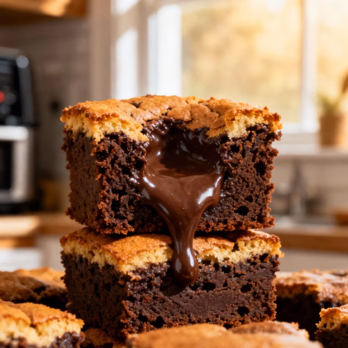 Air Fryer Brownies : Easy Air Fryer Brownies Quick and Fudgy Recipe
