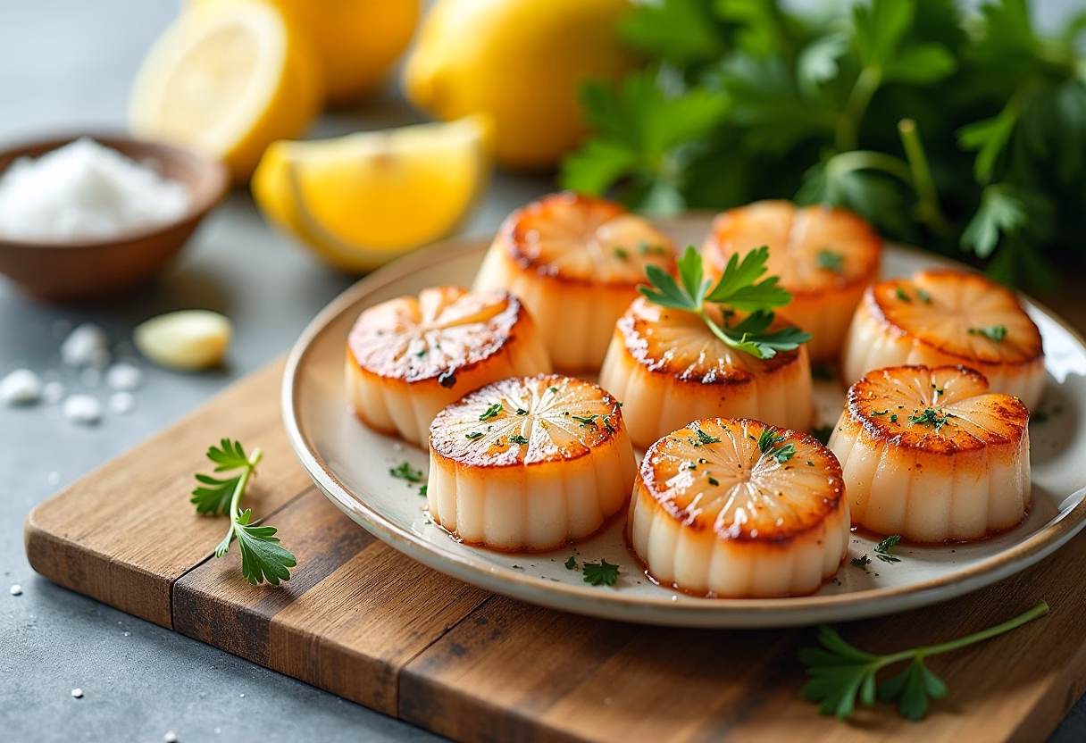 Image of Air Fryer Scallops recipe steps
