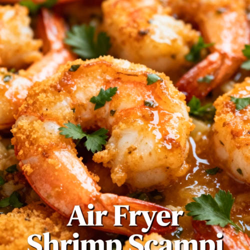 Easy Air Fryer Shrimp Scampi Quick Creamy & Healthy Recipe