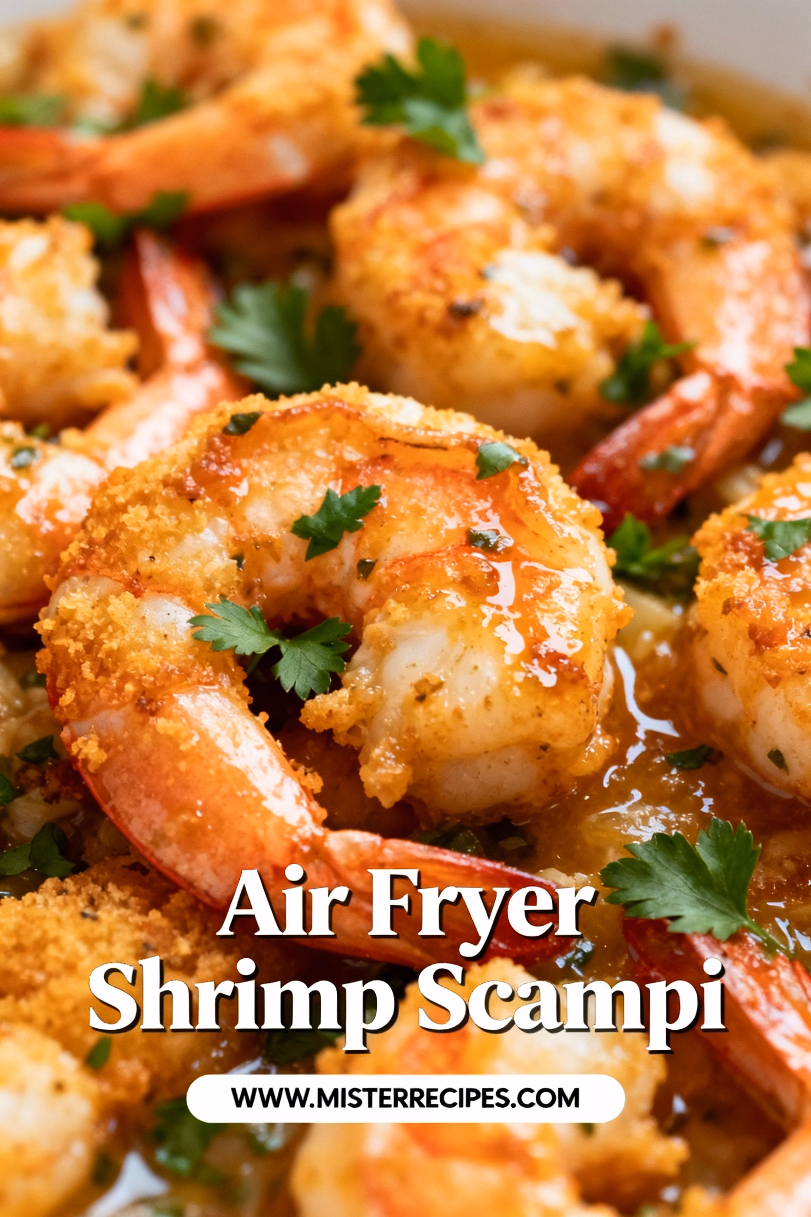 Easy Air Fryer Shrimp Scampi Quick Creamy & Healthy Recipe
