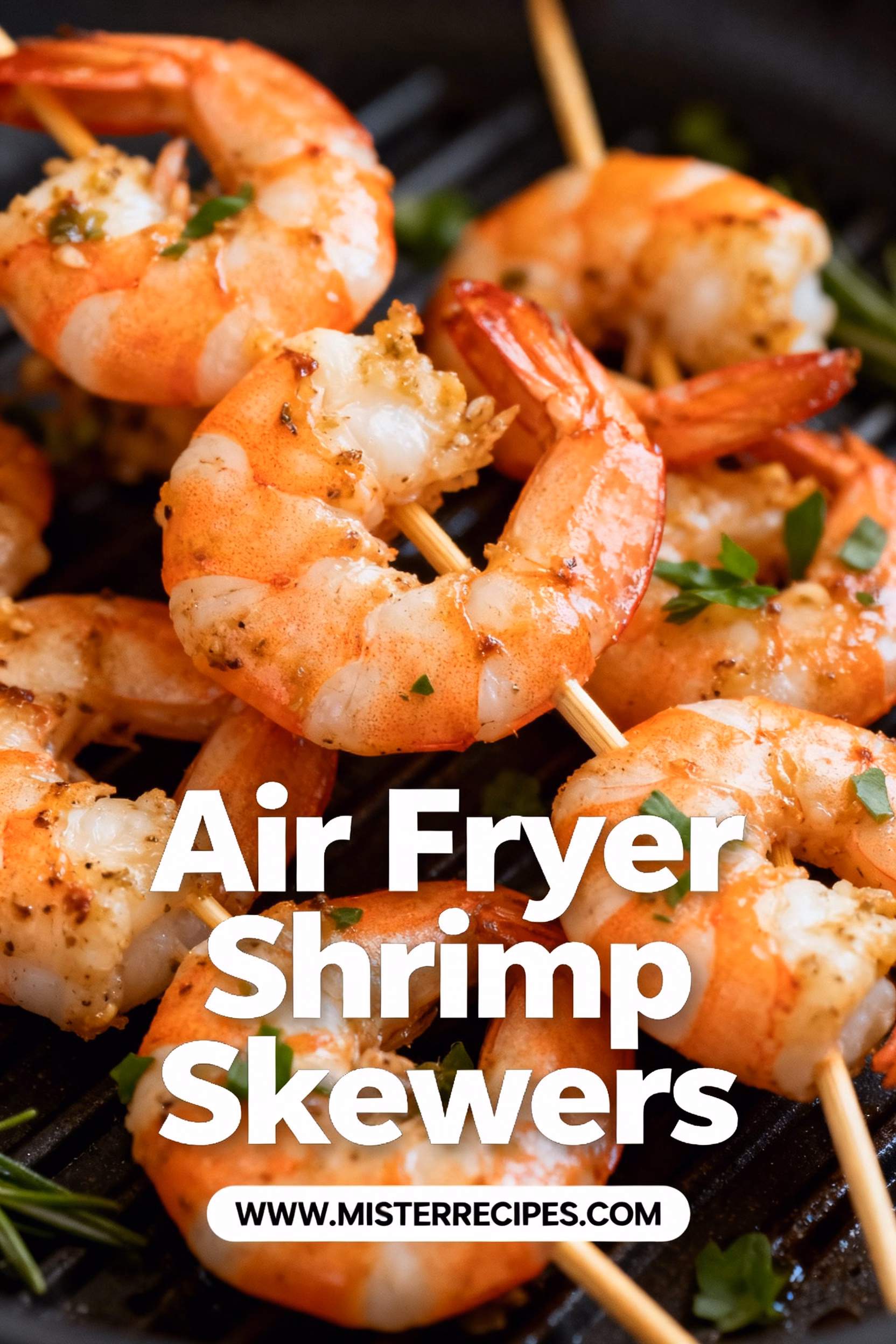 Easy Air Fryer Shrimp Skewers Quick Healthy Recipe