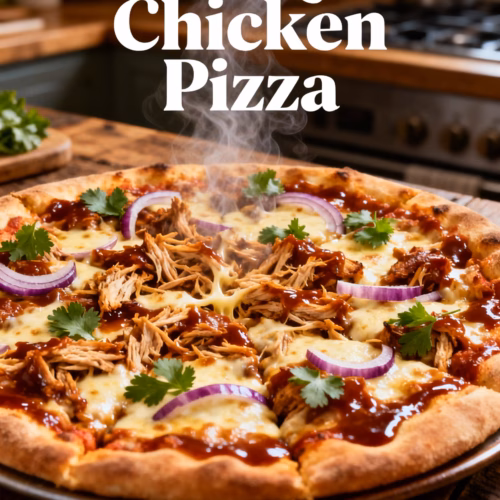 BBQ Chicken Pizza : BBQ Chicken Pizza Easy Creamy and Quick Recipe