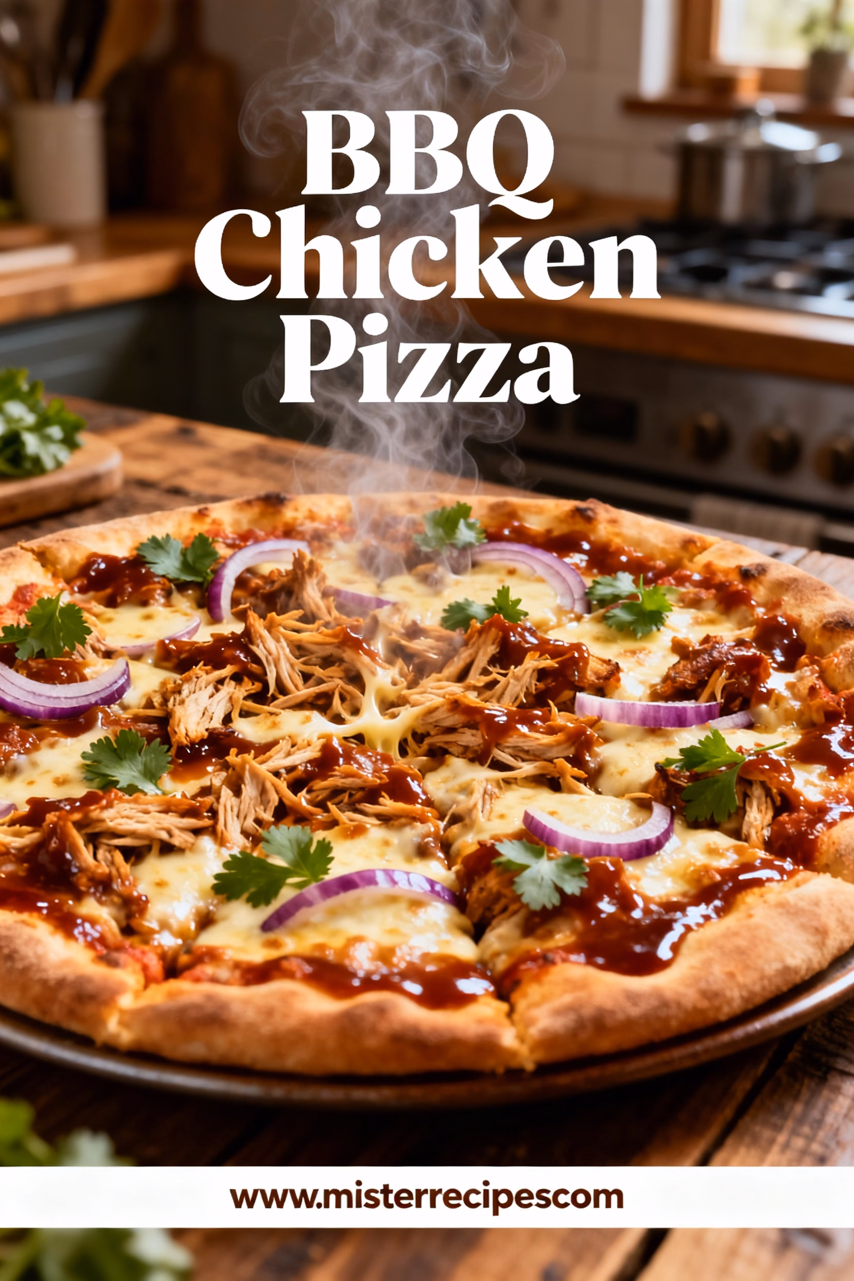 BBQ Chicken Pizza : BBQ Chicken Pizza Easy Creamy and Quick Recipe