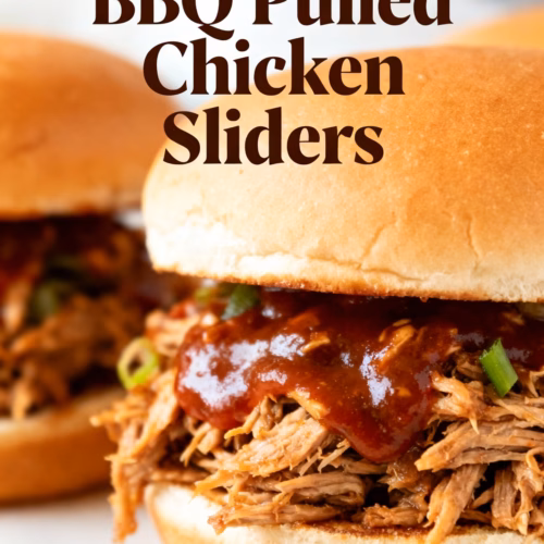 Easy Creamy BBQ Pulled Chicken Sliders Recipe