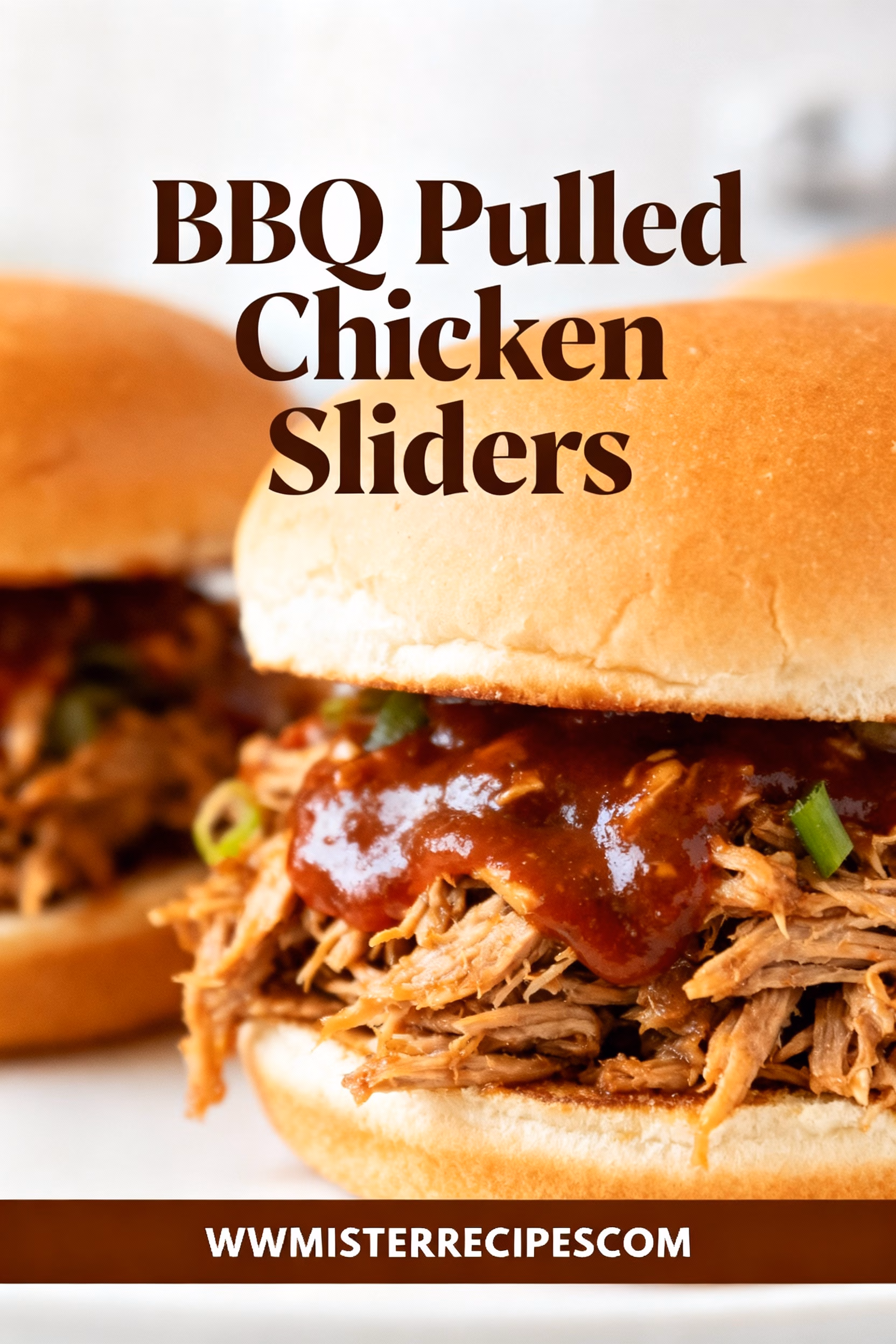 Easy Creamy BBQ Pulled Chicken Sliders Recipe