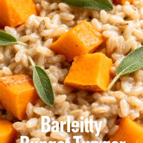 Barley Risotto with Butternut Squash & Sage : Creamy & Easy Barley Risotto with Butternut Squash & Sage