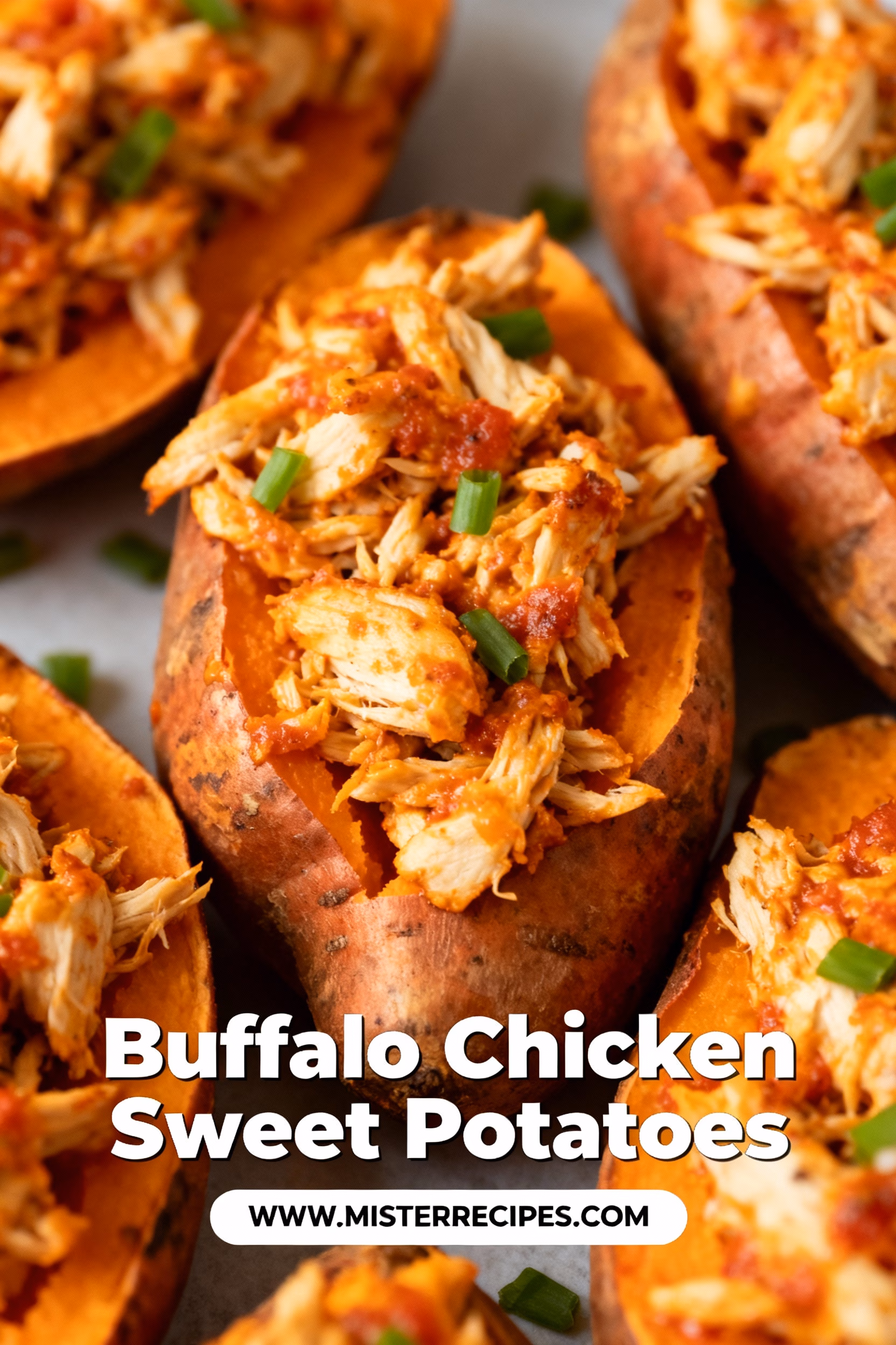 Buffalo Chicken Sweet Potatoes : Creamy & Easy Buffalo Chicken Sweet Potatoes Recipe