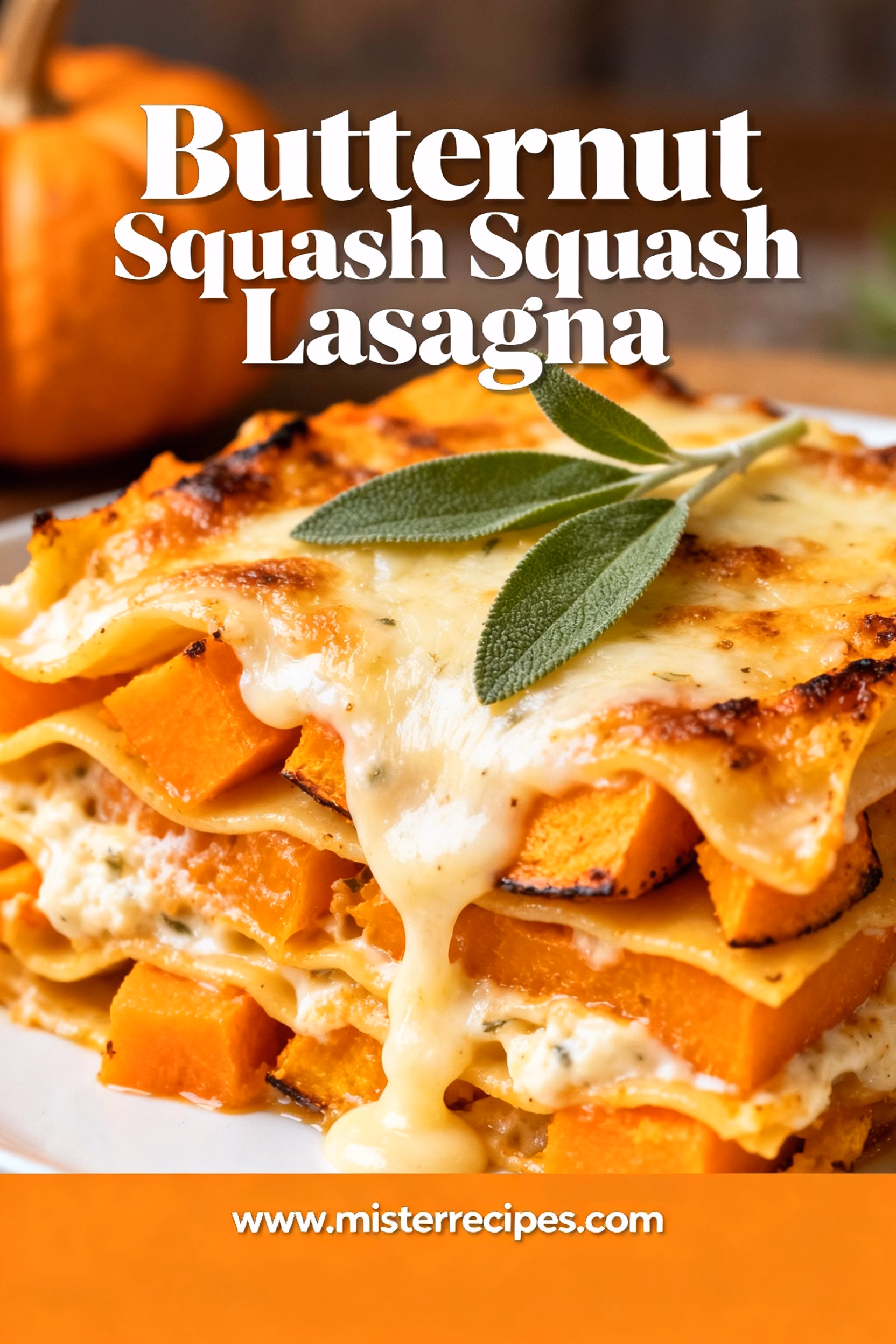 Creamy Butternut Squash Lasagna Easy Healthy Recipe
