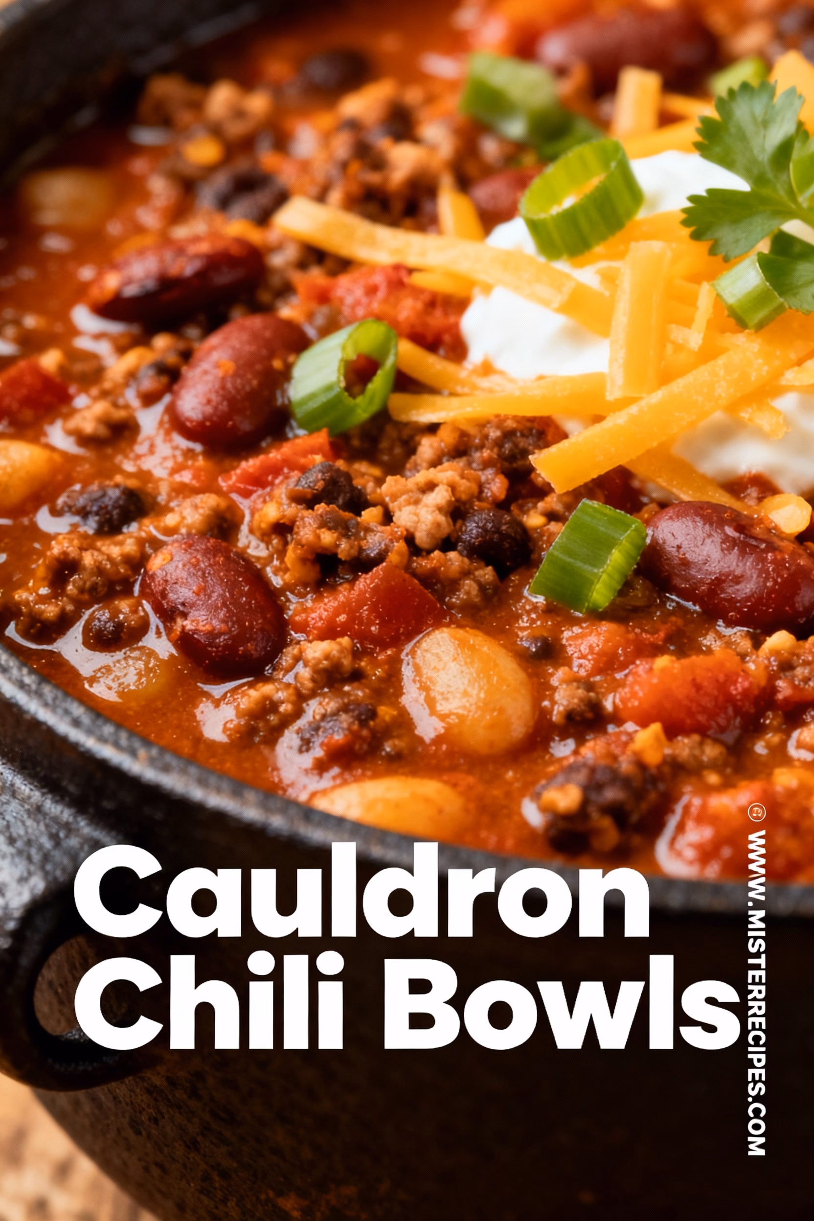 Cauldron Chili Bowls Easy One Pot Budget Friendly Recipe