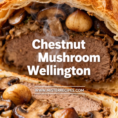 Easy Creamy Chestnut and Mushroom Wellington Recipe