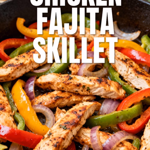 Chicken Fajita Skillet : Easy One Pan Chicken Fajita Skillet Dinner