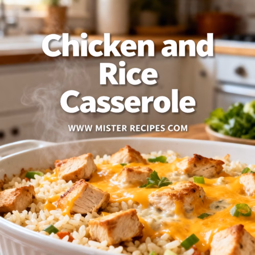 Chicken and Rice Casserole : Easy Creamy Chicken and Rice Casserole Recipe Perfect for Weeknights