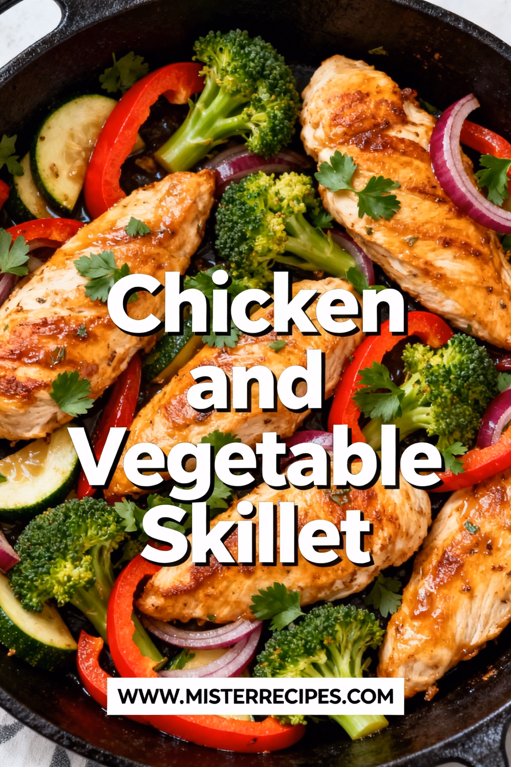 Chicken and Vegetable Skillet : Easy Creamy Chicken and Vegetable Skillet Recipe